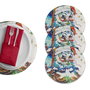 Hermia Set de 4 Salvamanteles Individuales Multicolor 37 cm